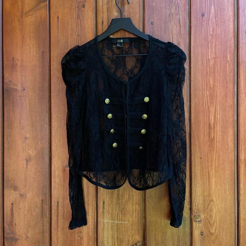 Forever 21| Black Lace Jacket